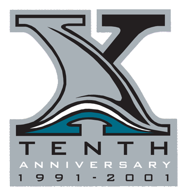 San Jose Sharks 2001 Anniversary Logo t shirts DIY iron ons v2